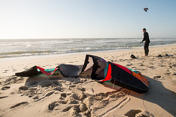 Image showing Kitesurfer 