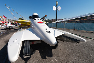 Image showing Mad-Croc Baba Racing Team boat preparations