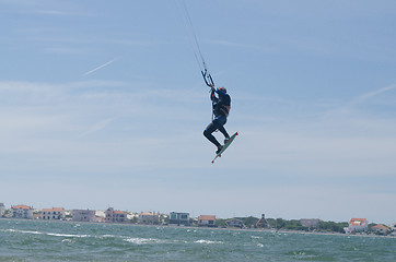 Image showing Francisco Costa kitesurfing