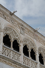 Image showing Detail of the Patio del Colegio de San Gregorio of Valladolid