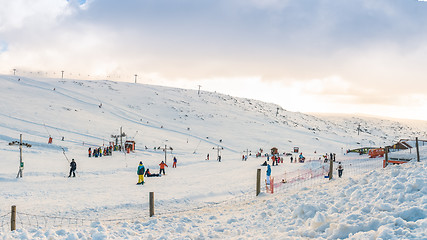 Image showing Vodafone Ski Resort at Serra da Estrela, Portugal