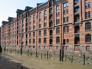 Image showing Speicherstadt in Hamburg