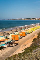 Image showing Falesia beach in Albufeira, Portugal