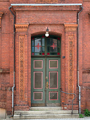 Image showing Entrance of a formerly courthouse