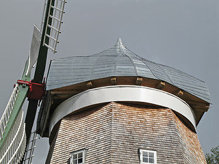 Image showing Close-up of a windmill