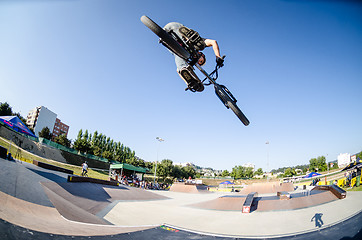 Image showing Daniel Serra during the DVS BMX Series 2014 by Fuel TV