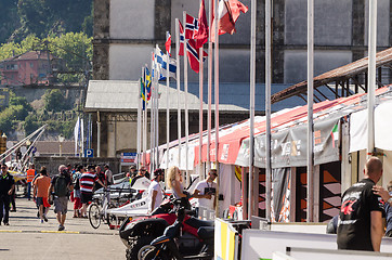 Image showing Boat boxes