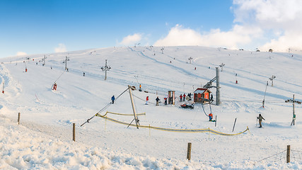 Image showing Vodafone Ski Resort at Serra da Estrela, Portugal