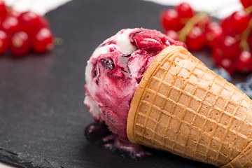 Image showing Ice cream cone