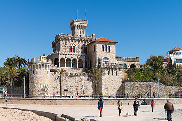 Image showing Castle at Tamariz Beach