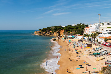 Image showing Olhos de agua beach in Albufeira, Portugal