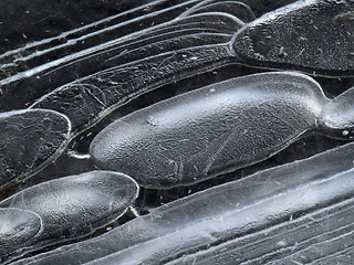 Image showing structures in ice