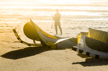 Image showing Kitesurfer 