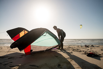 Image showing Kitesurfer 