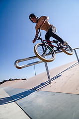 Image showing Cesar Teixeira during the DVS BMX Series 2014 by Fuel TV