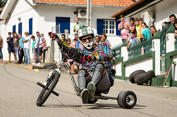 Image showing Drift bike rider during the 2nd Newton\'s Force Festival 2014