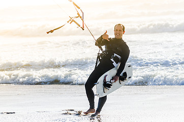 Image showing Kitesurfer 