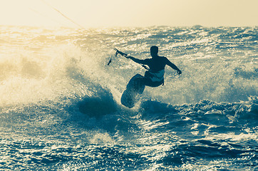 Image showing Kitesurfer 