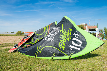 Image showing Kitesurf equipment