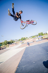 Image showing Rodrigo Vicente during the DVS BMX Series 2014 by Fuel TV