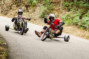 Image showing Diogo Gomes drifting during the 2nd Newton\'s Force Festival 2014