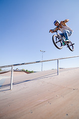 Image showing Diogo Martins during the DVS BMX Series 2014 by Fuel TV