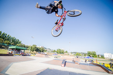 Image showing Rodrigo Vicente during the DVS BMX Series 2014 by Fuel TV