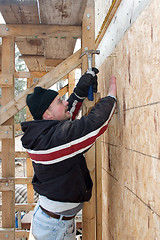 Image showing Pounding a Nail