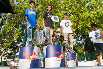 Image showing Amateur podium at the 2nd Stage DC Skate Challenge by Fuel TV