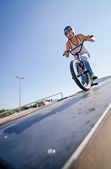 Image showing Diogo Martins during the DVS BMX Series 2014 by Fuel TV