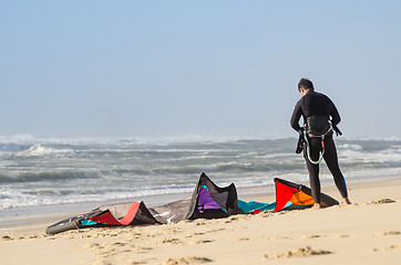 Image showing Kitesurfer 