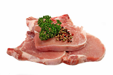 Image showing  Raw Pork Chops