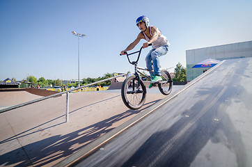 Image showing Diogo Martins during the DVS BMX Series 2014 by Fuel TV