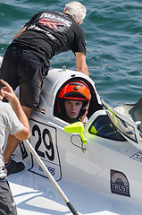 Image showing Mad-Croc Baba Racing Team boat preparations