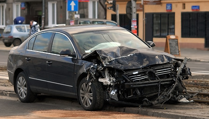 Image showing street accident
