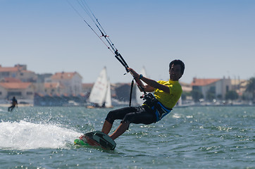 Image showing Paulo Azevedo kitesurfing