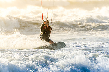 Image showing Kitesurfer 