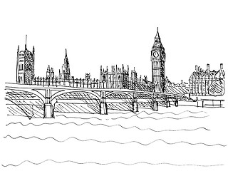 Image showing Westminster Bridge