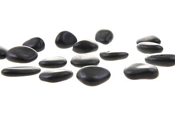 Image showing black stones isolated 