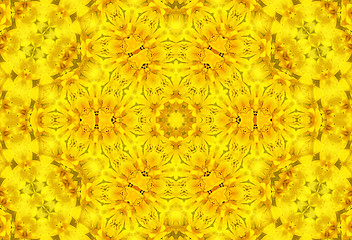 Image showing Abstract yellow pattern