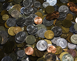 Image showing American coins