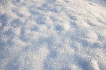 Image showing snowdrifts  