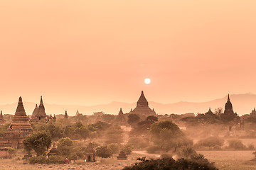 Image showing Temples of Bagan, Burma, Myanmar, Asia.