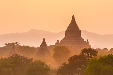 Image showing Temples of Bagan, Burma, Myanmar, Asia.