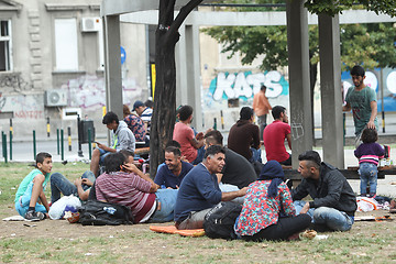 Image showing Refugees in Belgrade