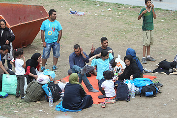 Image showing Refugees in Serbia