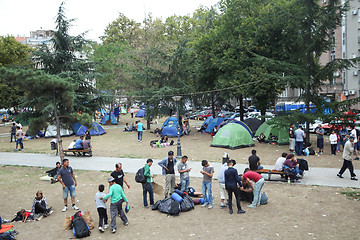 Image showing Syrian immigrants in Belgrade