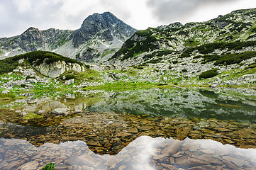 Image showing Mountain lake in Retezat, Romania, Europe