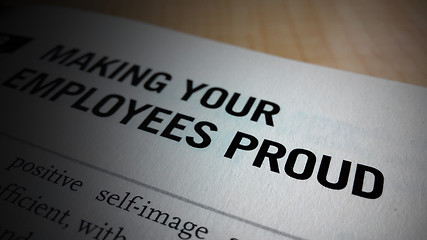 Image showing Make your employee proud