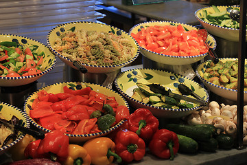 Image showing Salad bar